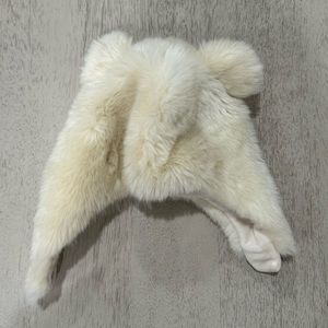Restoration Hardware Baby & Child Fur Bear Hat